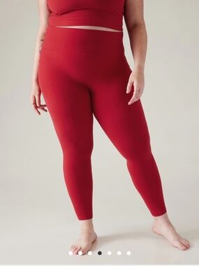 Athleta Salutation Stash Tight In Red